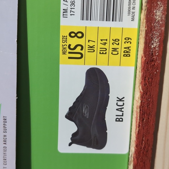 Skechers Men's Arch Comfort Trainers, Cushioned Shoes Sneakers - Picture 9 of 10